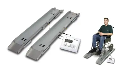 MARSDEN M-610 PORTABLE WHEELCHAIR WEIGH-BEAMS WITH BMI