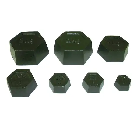 Click Here To Enlarge This Photo Of DISCOUNT PREMIER QUALITY METRIC HEXAGONAL CALIBRATION WEIGHT SET