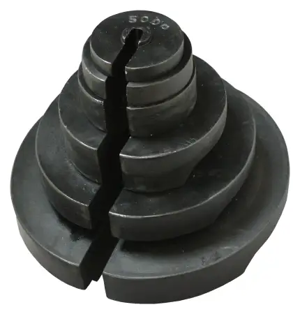Click Here To Enlarge This Photo Of SLOTTED IRON WEIGHTS