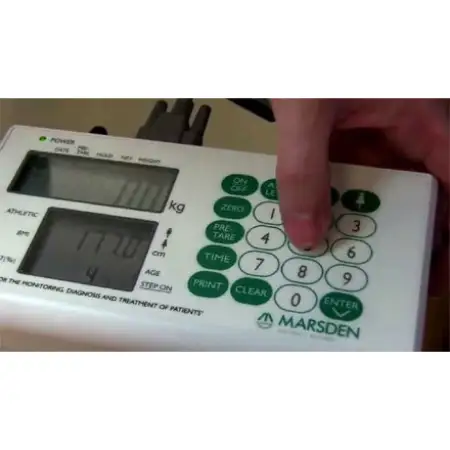 Click Here To Enlarge This Photo Of MARSDEN MBF-6010 BODY COMPOSITION SCALE WITH PRINTER