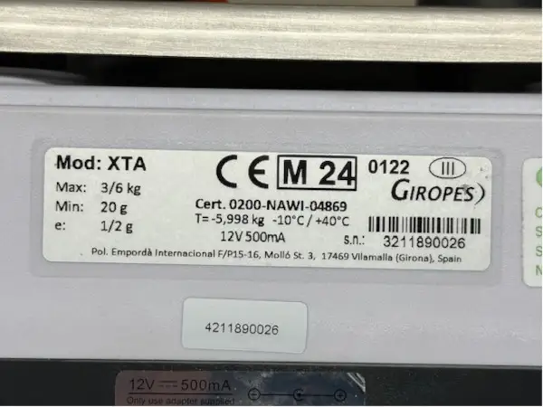 Click Here To Enlarge This Photo Of CSG XTA-P PRICE COMPUTING RETAIL SCALE