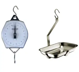 BRECKNELL 235-6S HANGING SCALE WITH OBLONG PAN