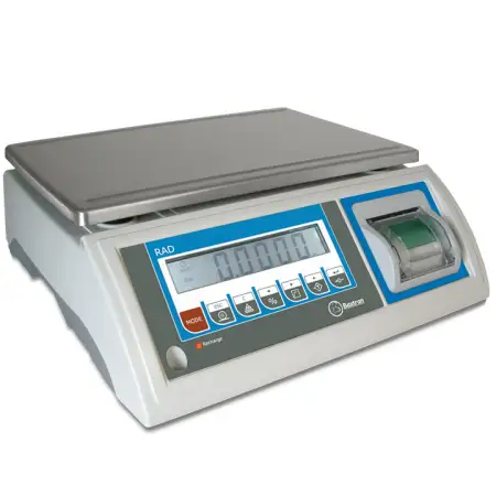 Click Here To Enlarge This Photo Of BAXTRAN RAD SERIES BENCH SCALE WITH INBUILT TALLY ROLL PRINTER - REDUCED